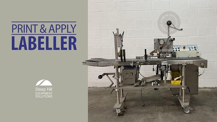 Used CFS OLTB-150L Print & Apply Labeller