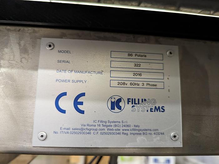 Used IC B6 Polaris Bottling System