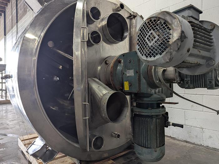 Used 300 Gal. Dual Agitation Mix Tank