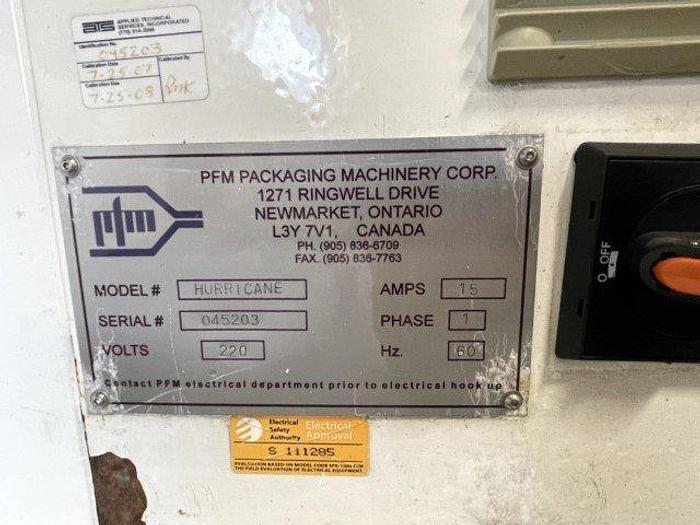 Used PFM Hurricane Horizontal Flow Wrapper