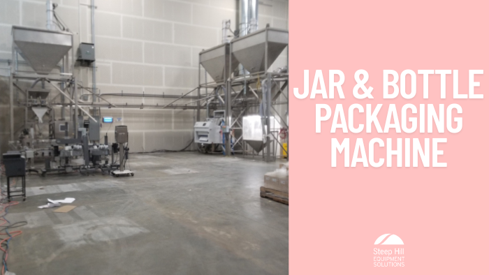 Used Jar and Bottle Packaging Line