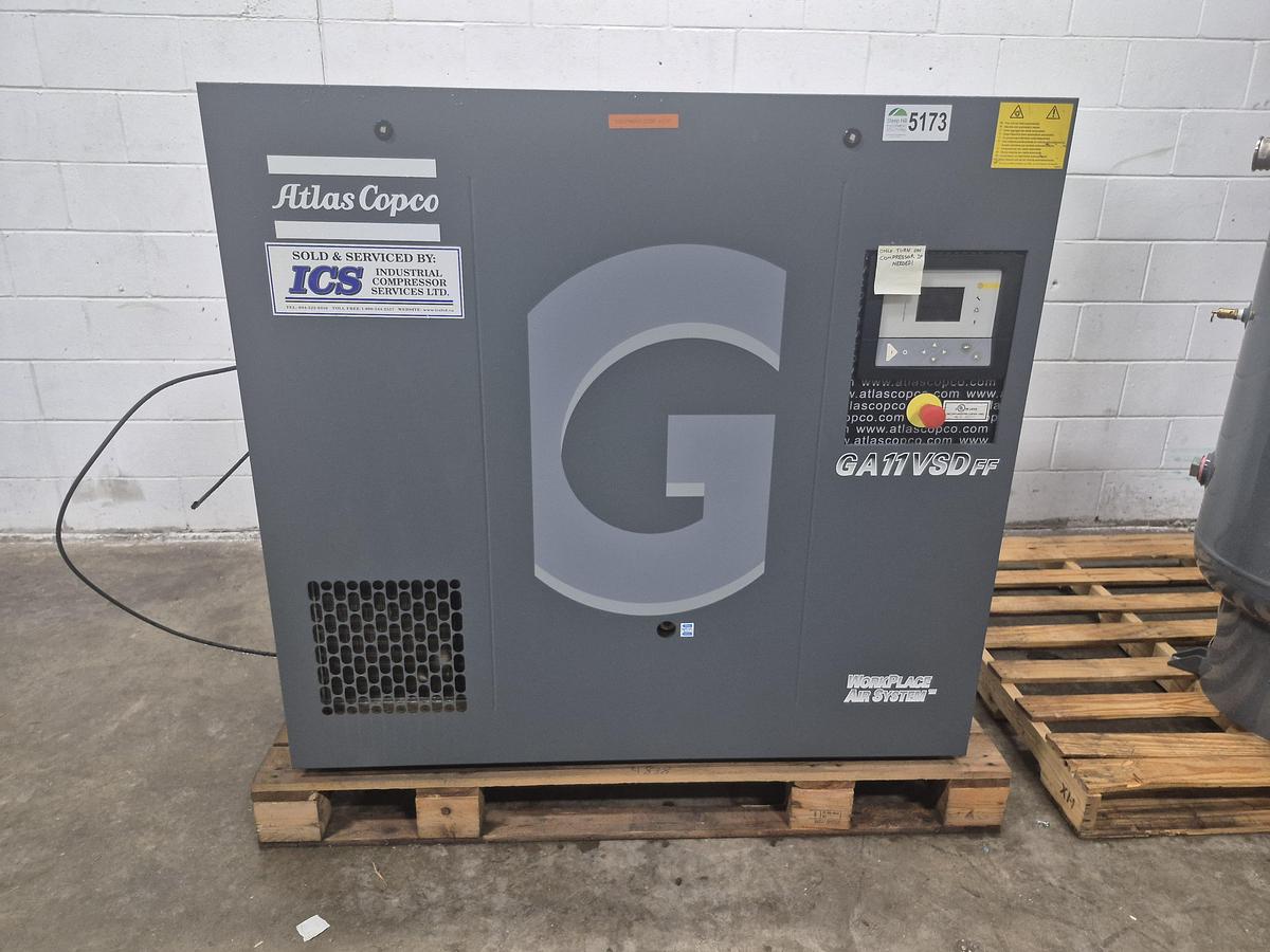 Used Atlas Copco GA11VSD Air Compressor