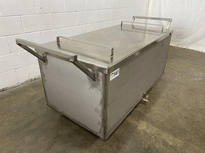 Used SS Heavy Duty Lidded Bin