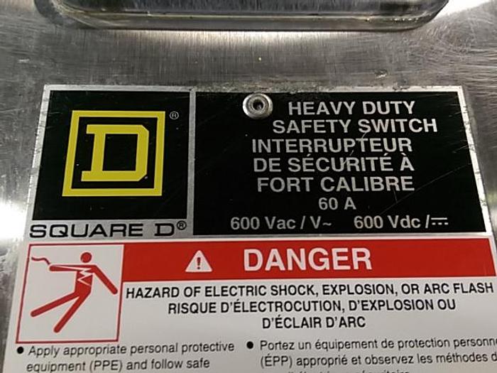 Used Square D Heavy Duty Safety Switch
