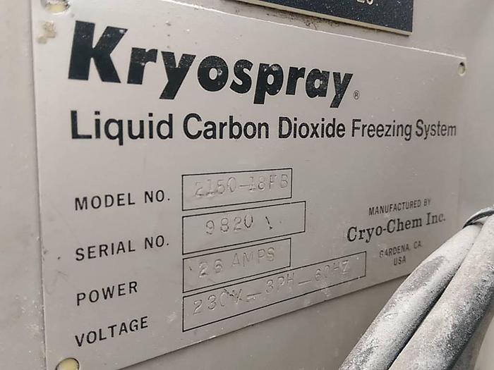 Used Kryospray CO2 IQF Tunnel