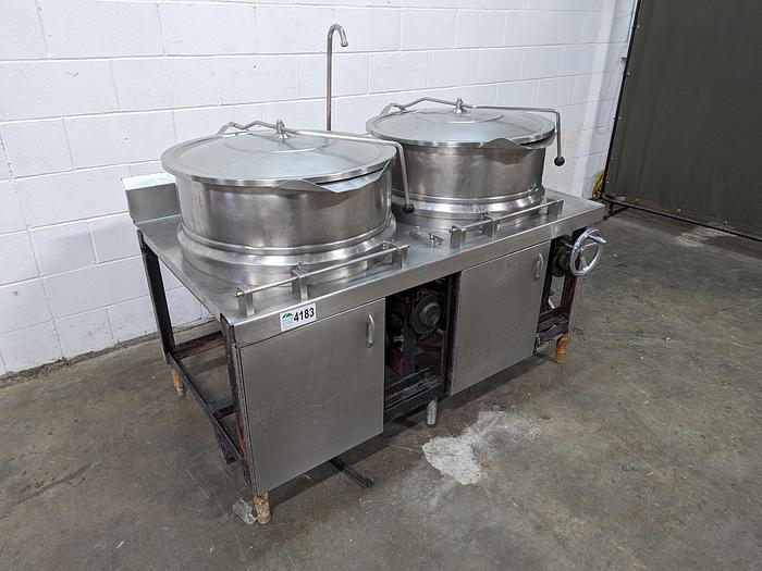 Used Twin 40 Gallon Kettles