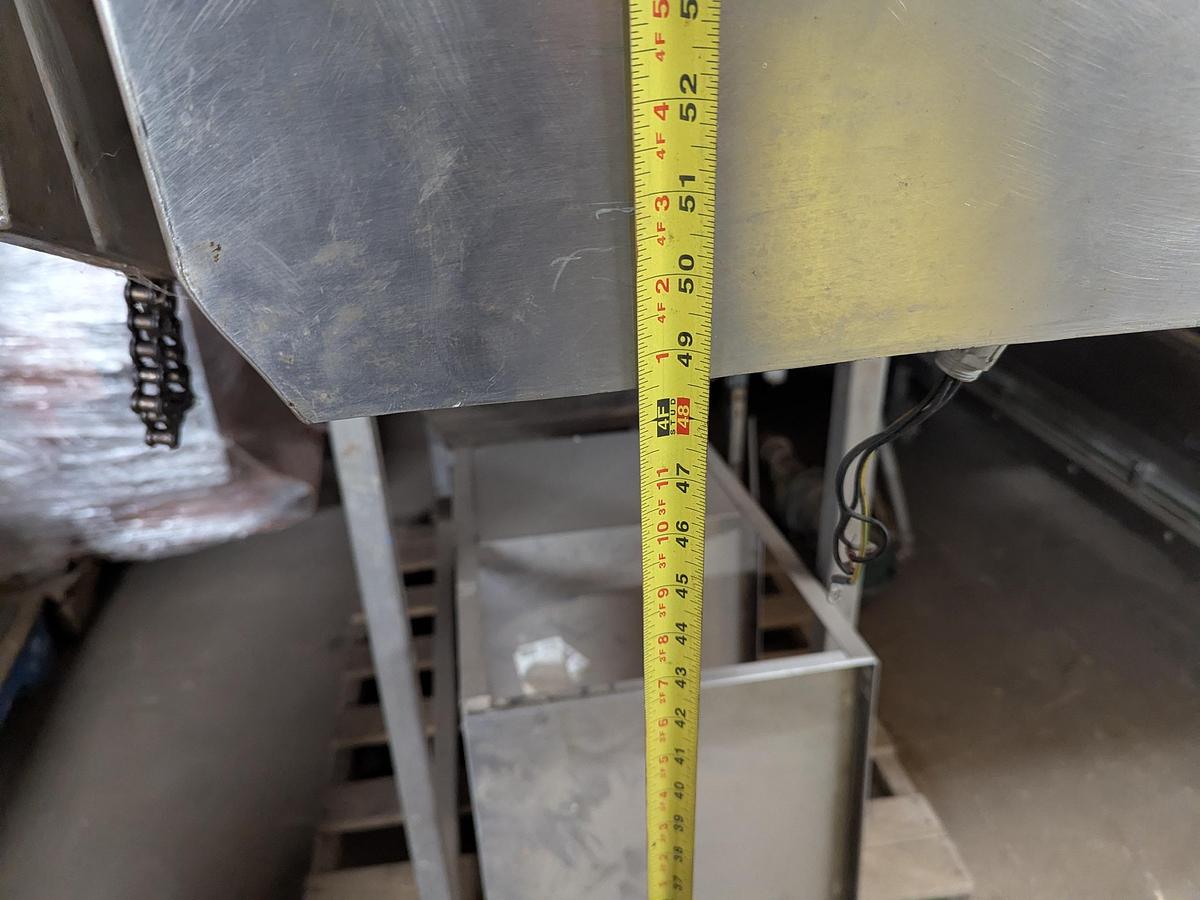 Used Mesh Belt Incline Conveyor