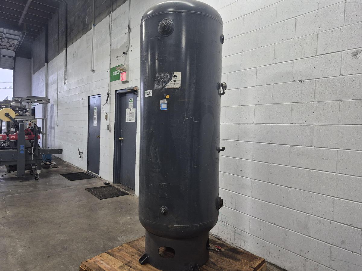 Used Manchester 240 Gallon Vertical Air Receiver Tank