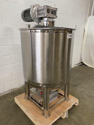 Used 100 Gallon Dish-Bottom Tank