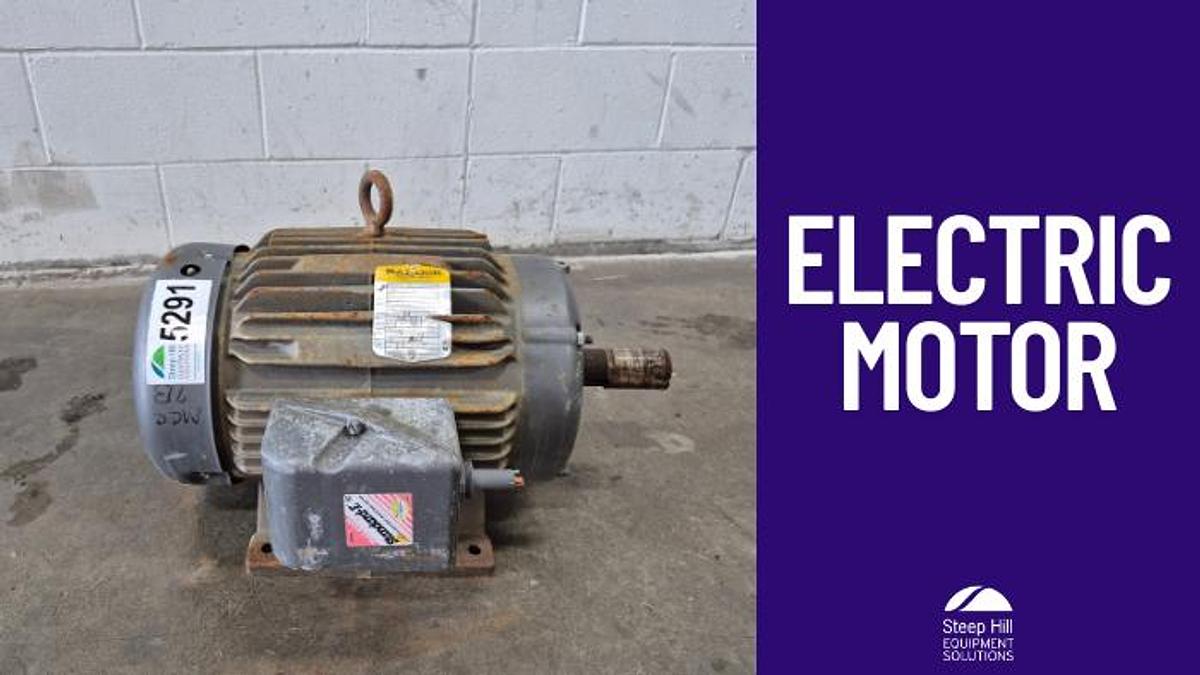 Used Baldor M2333T 15 HP 3-Phase Electric Motor