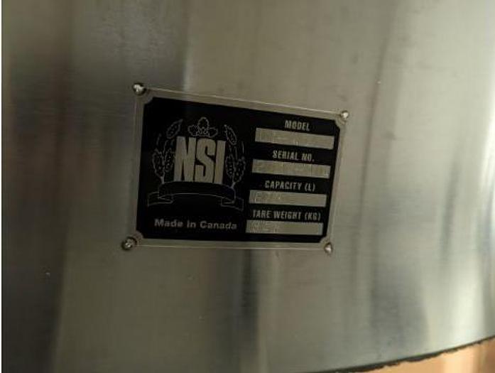 Used NSI 60HL Fermentation Tank