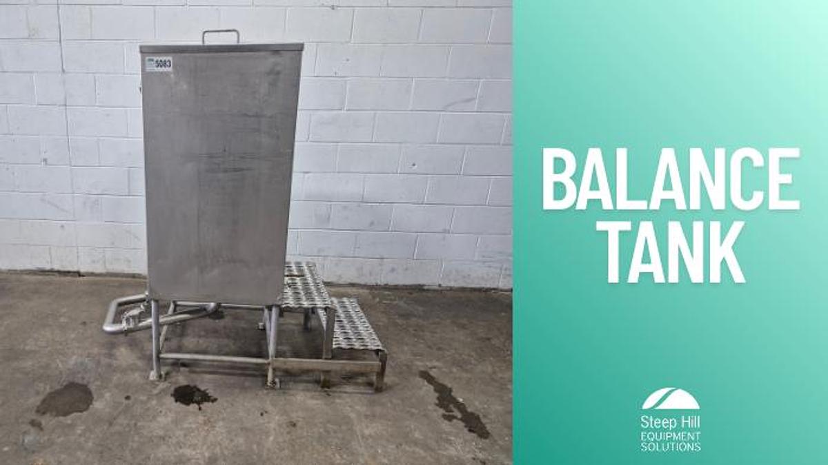 Used Balance Tank w/ Strainer Screen Bottom