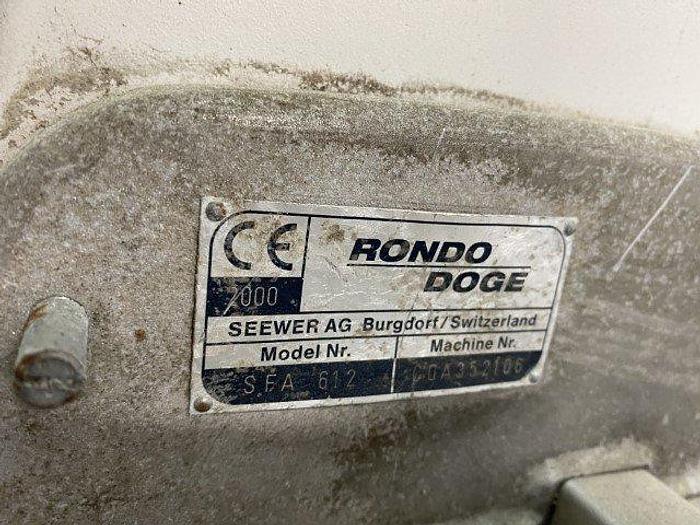 Used Rondo DOGE SFA 612 Dough Sheeter