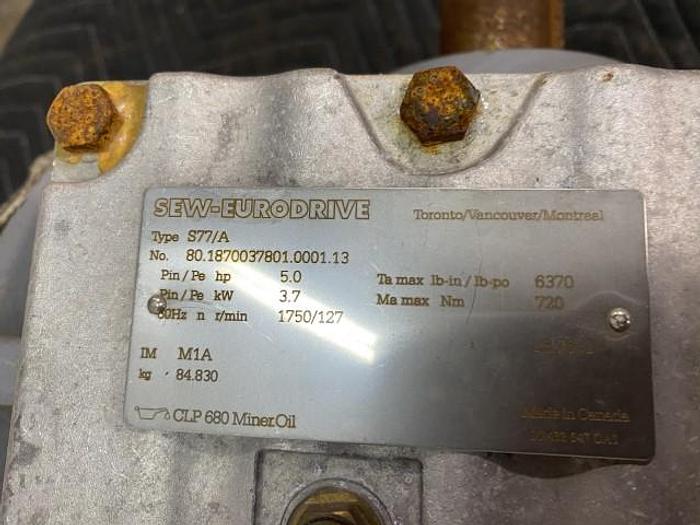 Used SEW Eurodrive S77A Gearbox