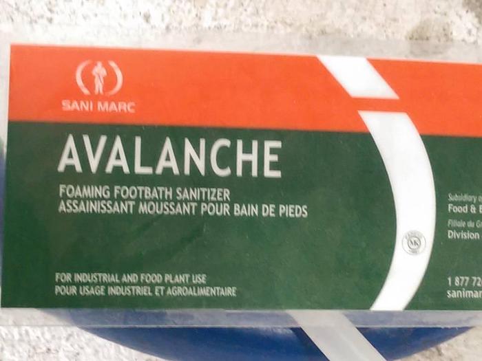 Used Sani Marc Timed Entryway Foam Sanitizer