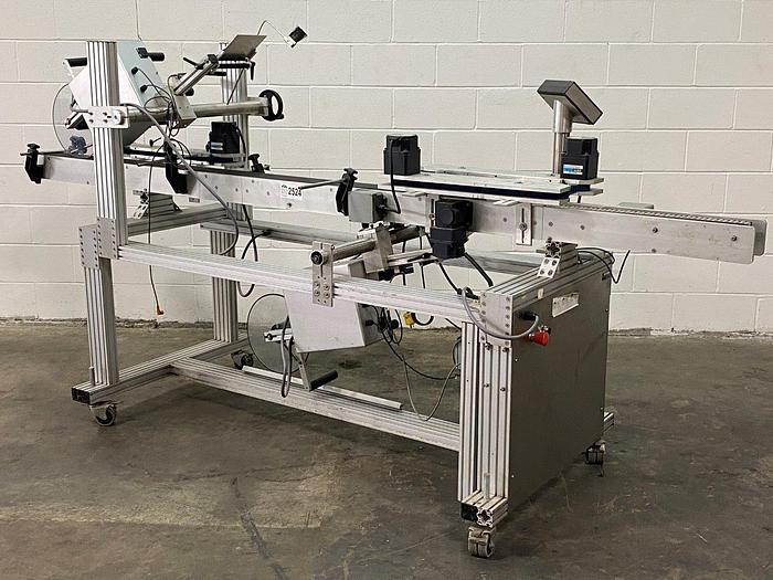 Used Associated Two-Head Top & Bottom Labeller
