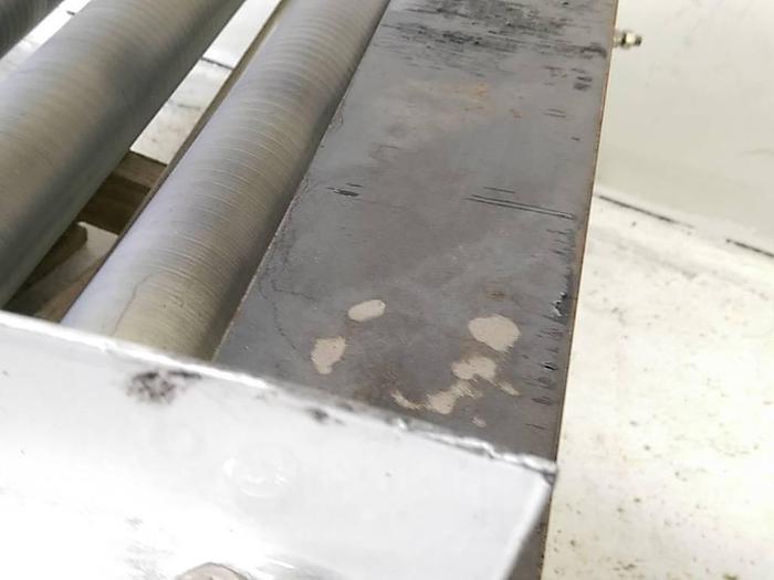 Used 42" diameter Curved Roller Conveyor