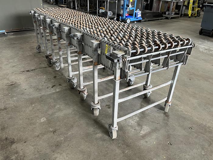 Used NestaFlex 376 Flexible Roller Conveyor