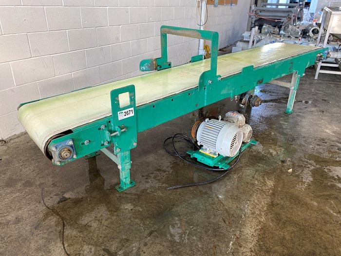 Used 10' Flat Belt Conveyor