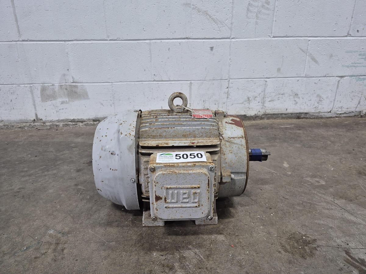 Used WEG 213T 7.5 HP Induction Motor
