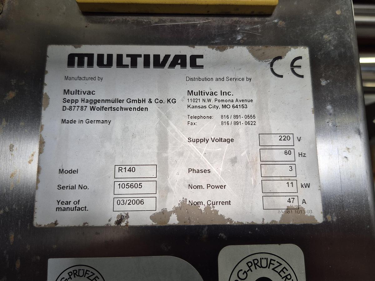 Used Multivac R140 Thermoformer