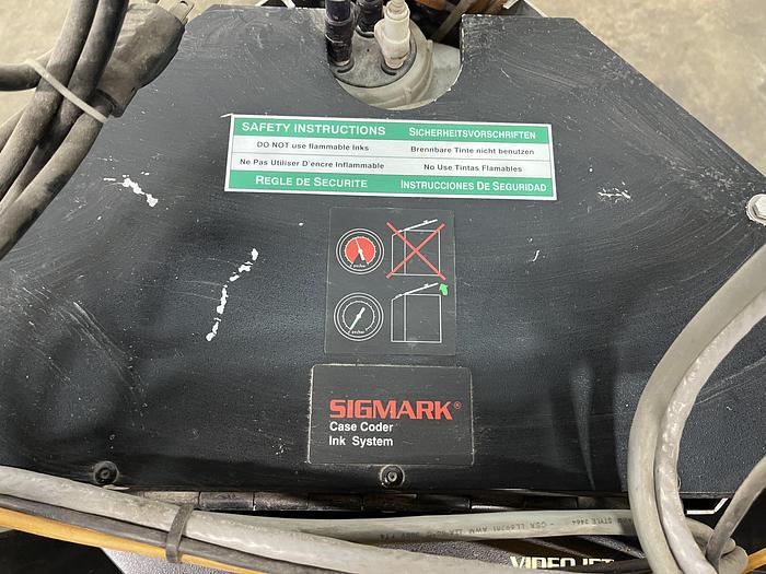 Used Videojet Sigmark Case Coder Ink System