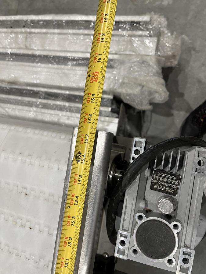 Used 13ft Incline Modular Belt Conveyor