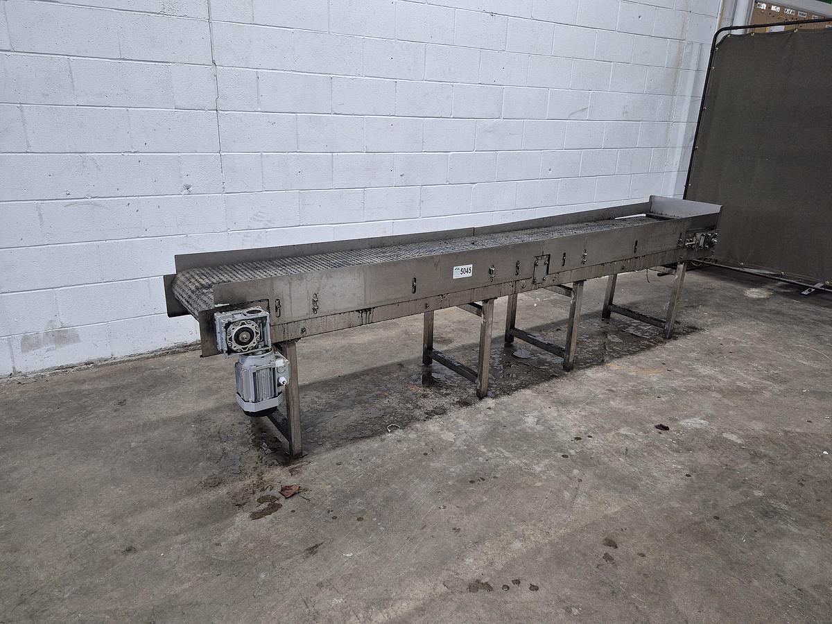 Used 9.5ft Flat Belt Conveyor