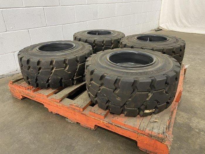 Used Continental CSE-Robust SC18 Forklift Tires (4)