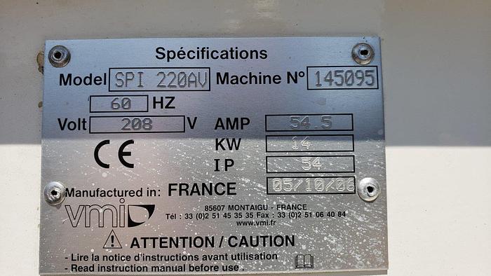 Used VMI Spiral Mixer SPI 220AV