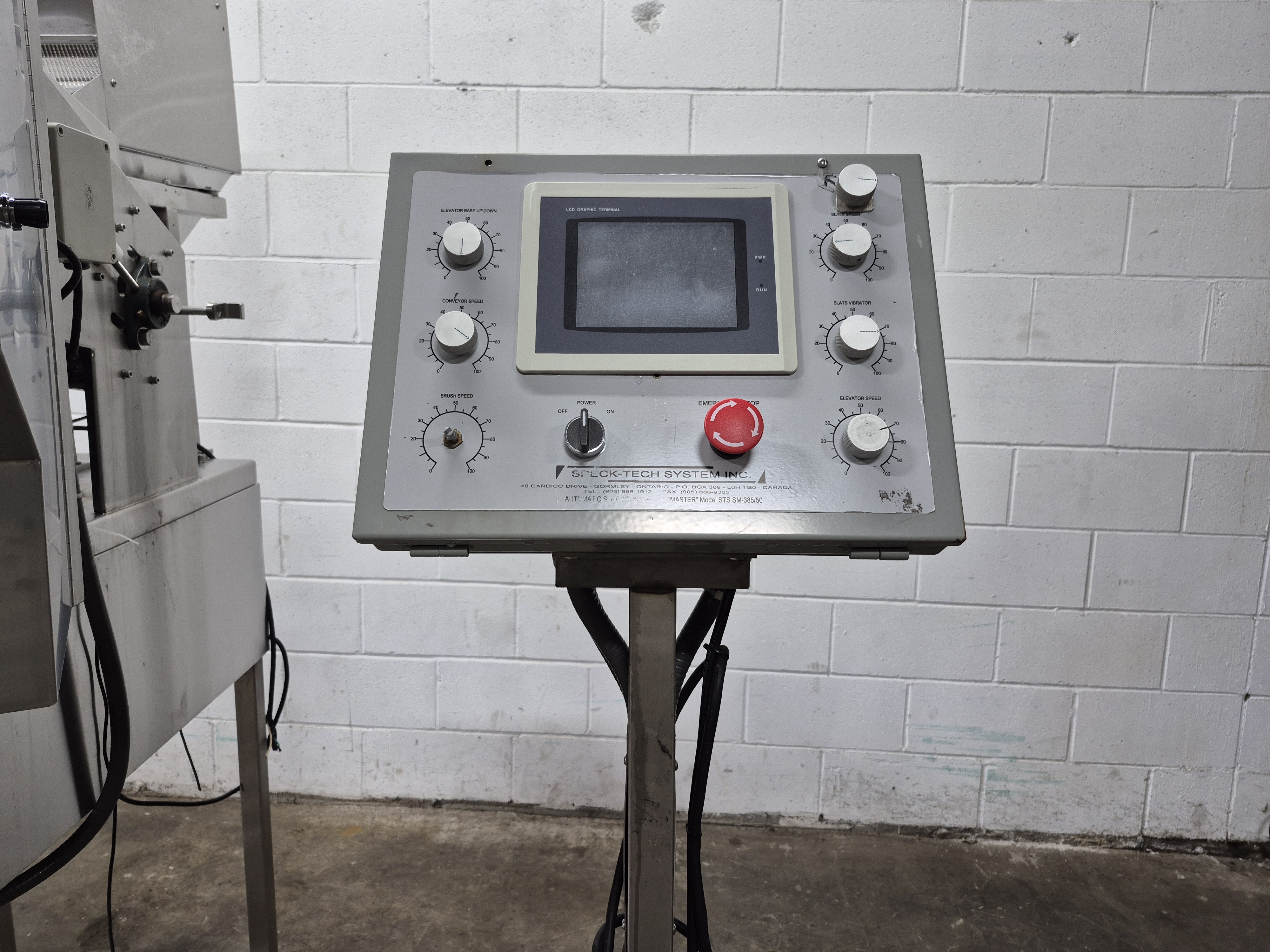 Used Speck-Tech STS SM-385/50 Tablet Counter (PARTS ONLY)