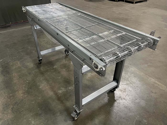 Used New Wave 6'L Wire Mesh Conveyor