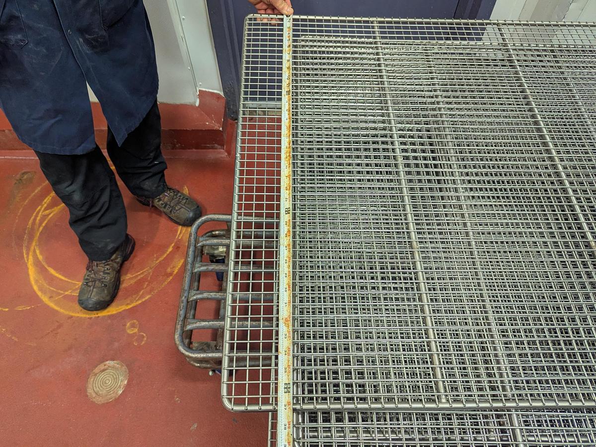 Used Stainless Steel Smokehouse Screens