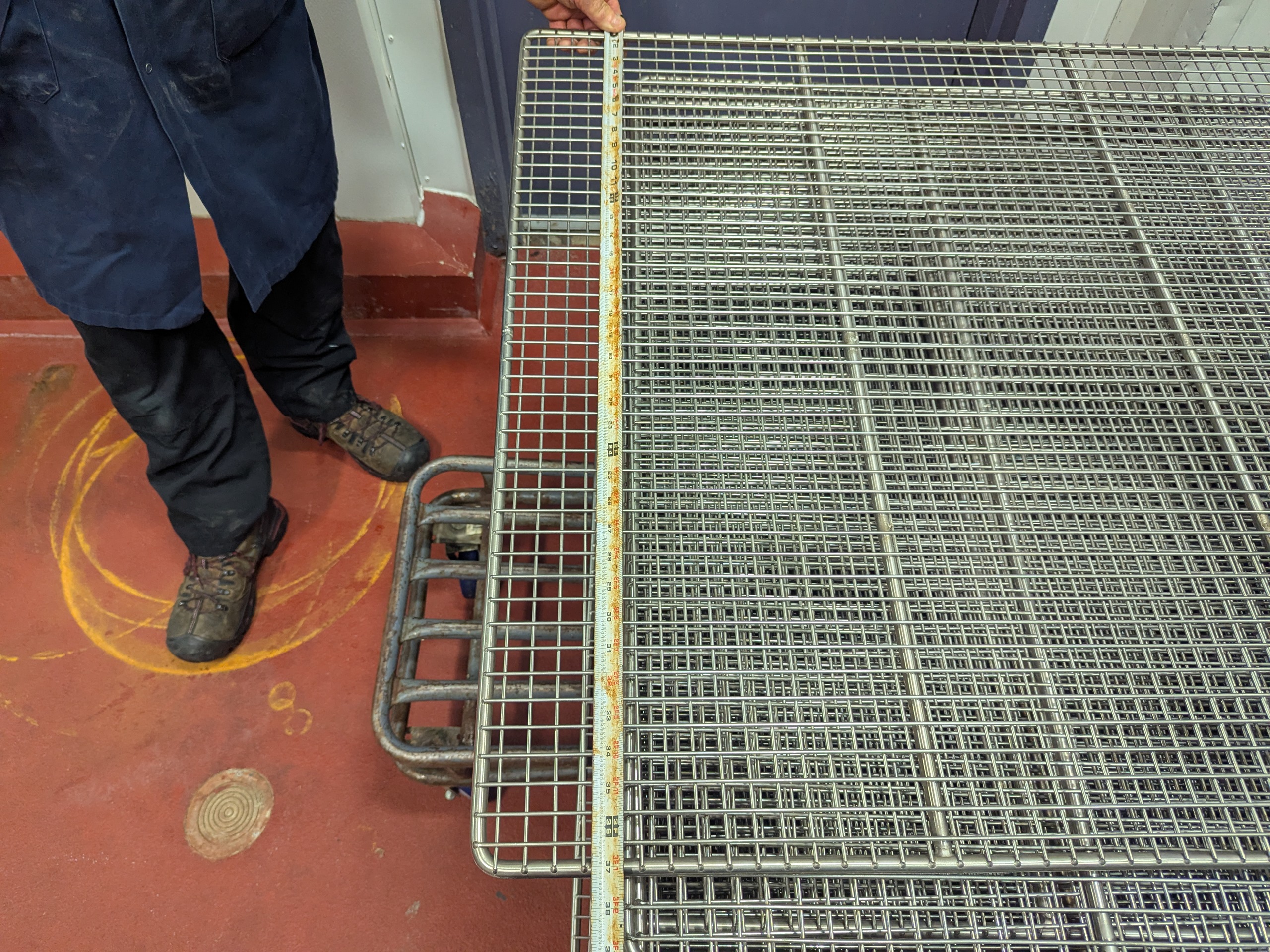 Used Stainless Steel Smokehouse Screens