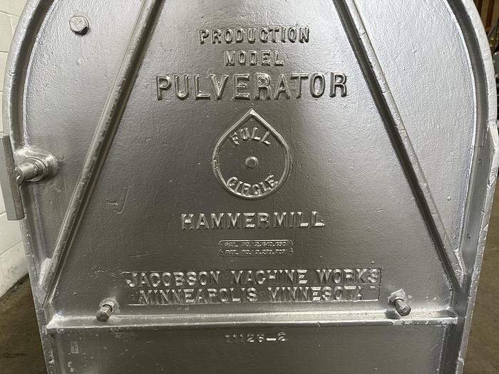 Used Jacobson Pulverator P-240D Hammermill