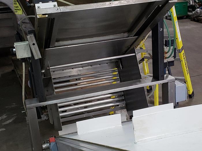 Used CMI Guillotine Hopper & Incline Conveyor