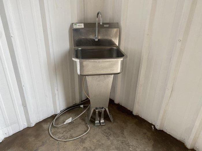 Used Foot Controlled SS Sink