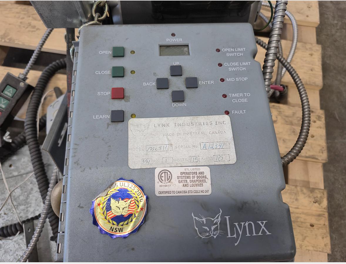 Used Lynx Industries MDC51 Commercial Garage Door Operator