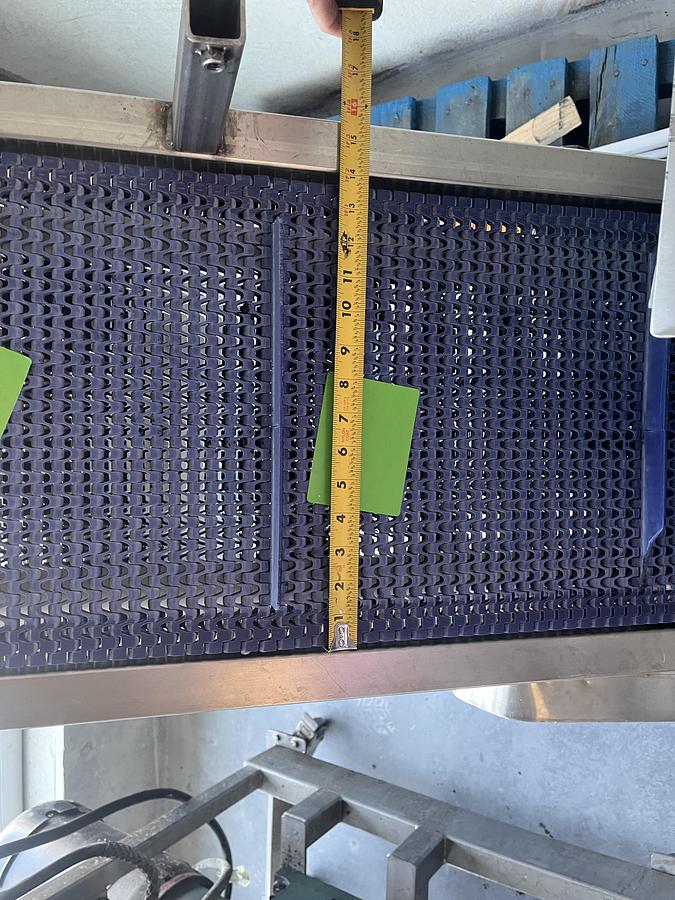 Used Cleated Incline Conveyor