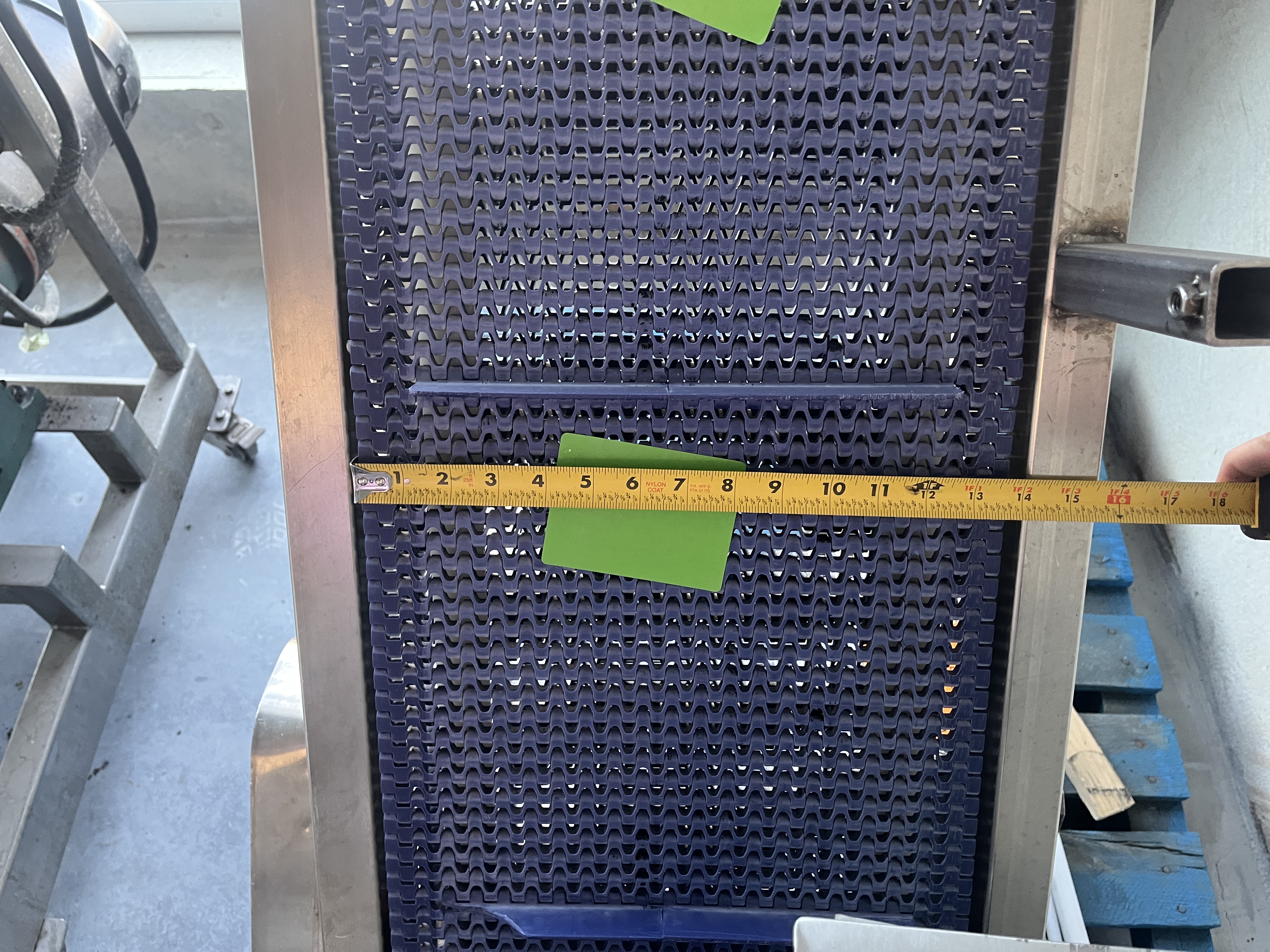 Used Cleated Incline Conveyor