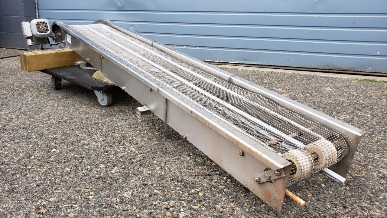 Used Incline Wire Conveyor