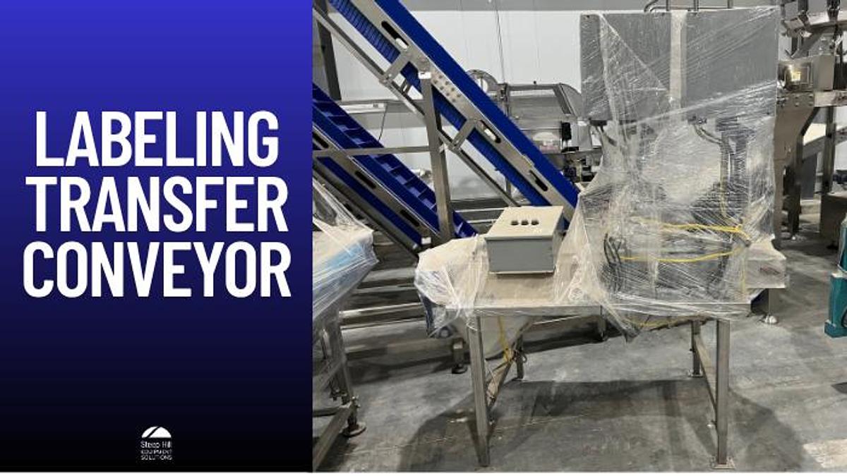 Used A&B Labeling Transfer Conveyor