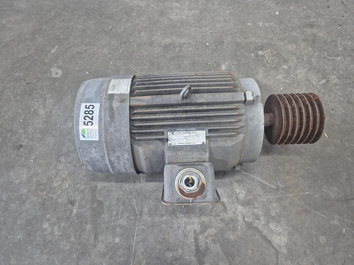 Used World Energy 3 Phase Induction Motor