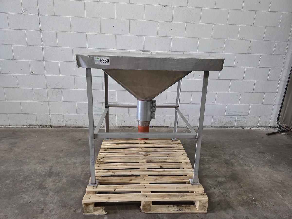 Used Flexicon Hopper with Grate Magnet