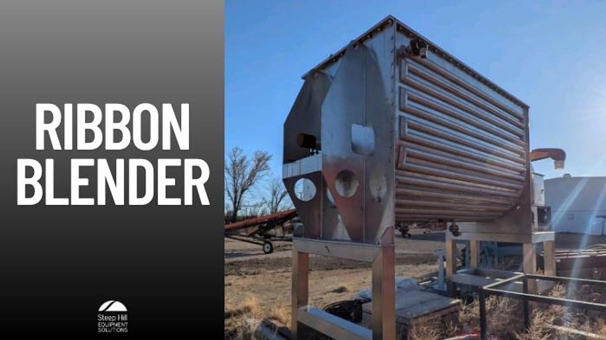 Used Industrial Jacketed Ribbon Blender