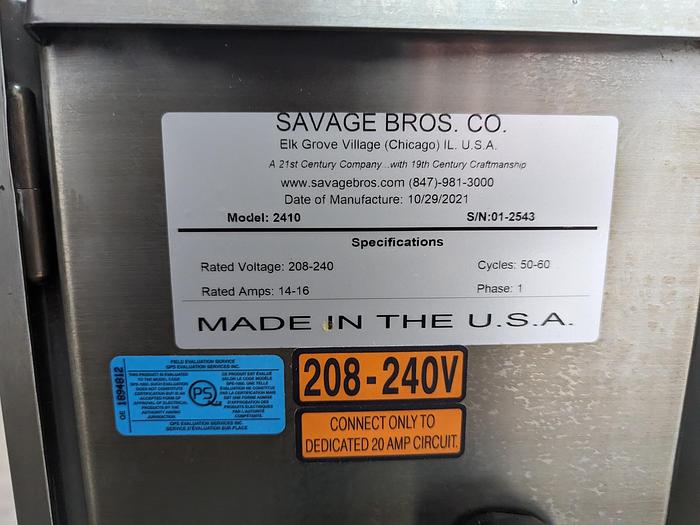 Used Savage Bros  Electric FireMixer-14 2410
