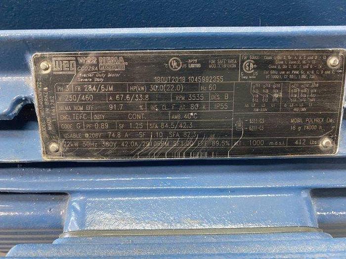 Used WEG W22 30 Hp Electric Motor