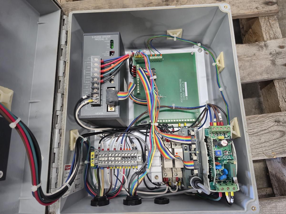 Used Industrial Modular Label Applicator and Control Enclosure