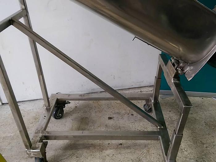 Used Adjustable Incline Auger Conveyor