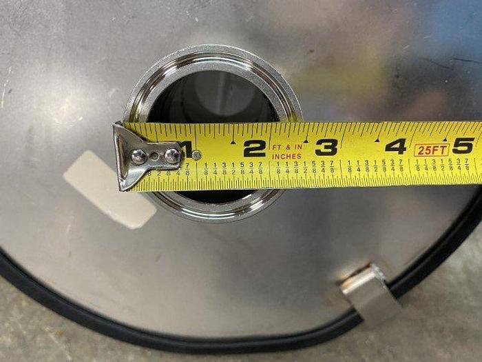 Used Lidded Hopper With Butterfly Valve